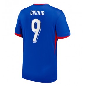 Billiga Frankrike Olivier Giroud #9 Hemmatröja EM 2024 Kortärmad